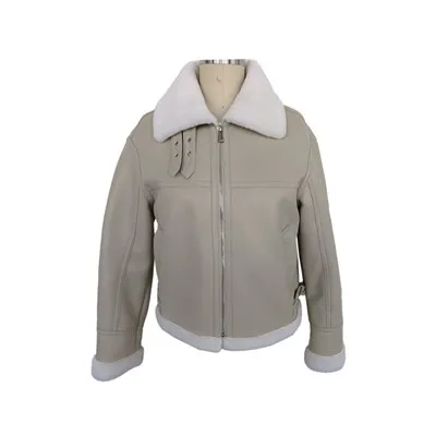 Hufen Siaced Moto Faux Shearling